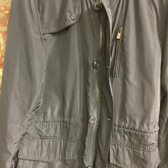 Father & Sons Lightweight Navy Rain Coat with Hood L - Picture 3 of 11